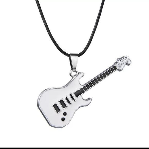 Other - Last1⭐Stainless Steel🍇🍇🍇 Guitar Necklace
